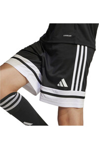 adidas pantalones cortos futbol niño SQUA25 SHO Y vista detalle
