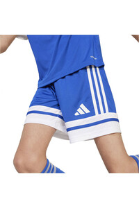 adidas pantalones cortos futbol niño SQUA25 SHO Y vista detalle