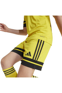 adidas pantalones cortos futbol niño SQUA25 SHO Y vista detalle