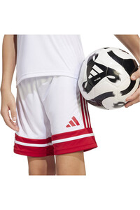 adidas pantalones cortos futbol niño SQUA25 SHO Y vista detalle