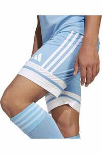 adidas pantalones cortos futbol niño SQUA25 SHO Y vista detalle