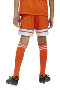 adidas pantalones cortos futbol niño SQUA25 SHO Y vista trasera