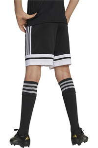 adidas pantalones cortos futbol niño SQUA25 SHO Y vista trasera