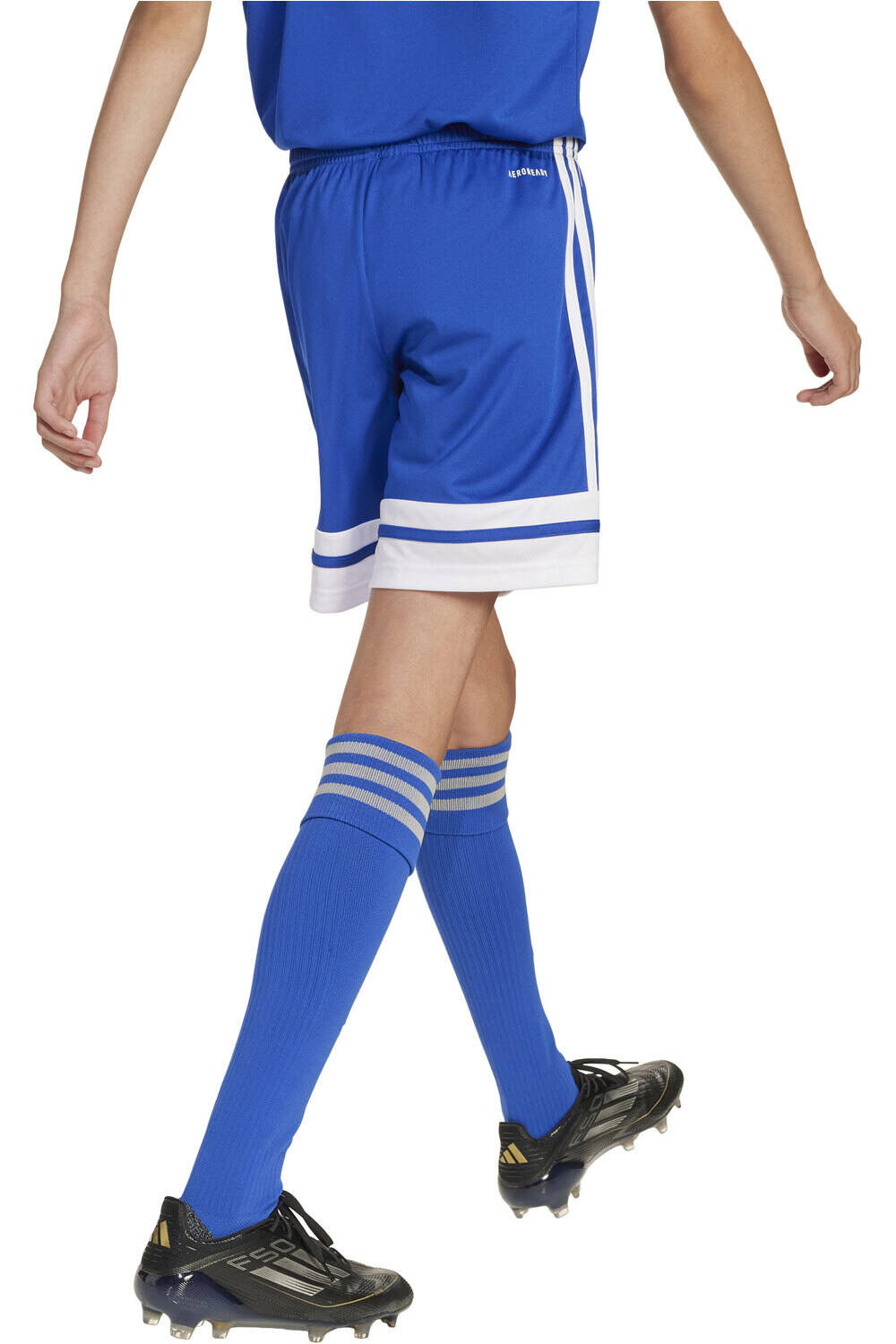 adidas pantalones cortos futbol niño SQUA25 SHO Y vista trasera