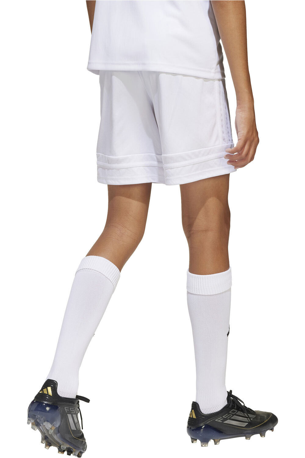 adidas pantalones cortos futbol niño SQUA25 SHO Y vista trasera