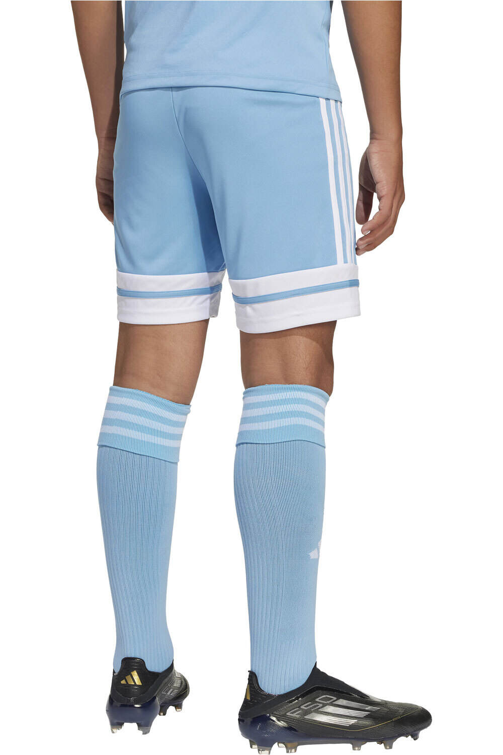 adidas pantalones cortos futbol niño SQUA25 SHO Y vista trasera