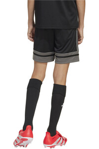 adidas pantalones cortos futbol niño SQUA25 SHO Y vista trasera