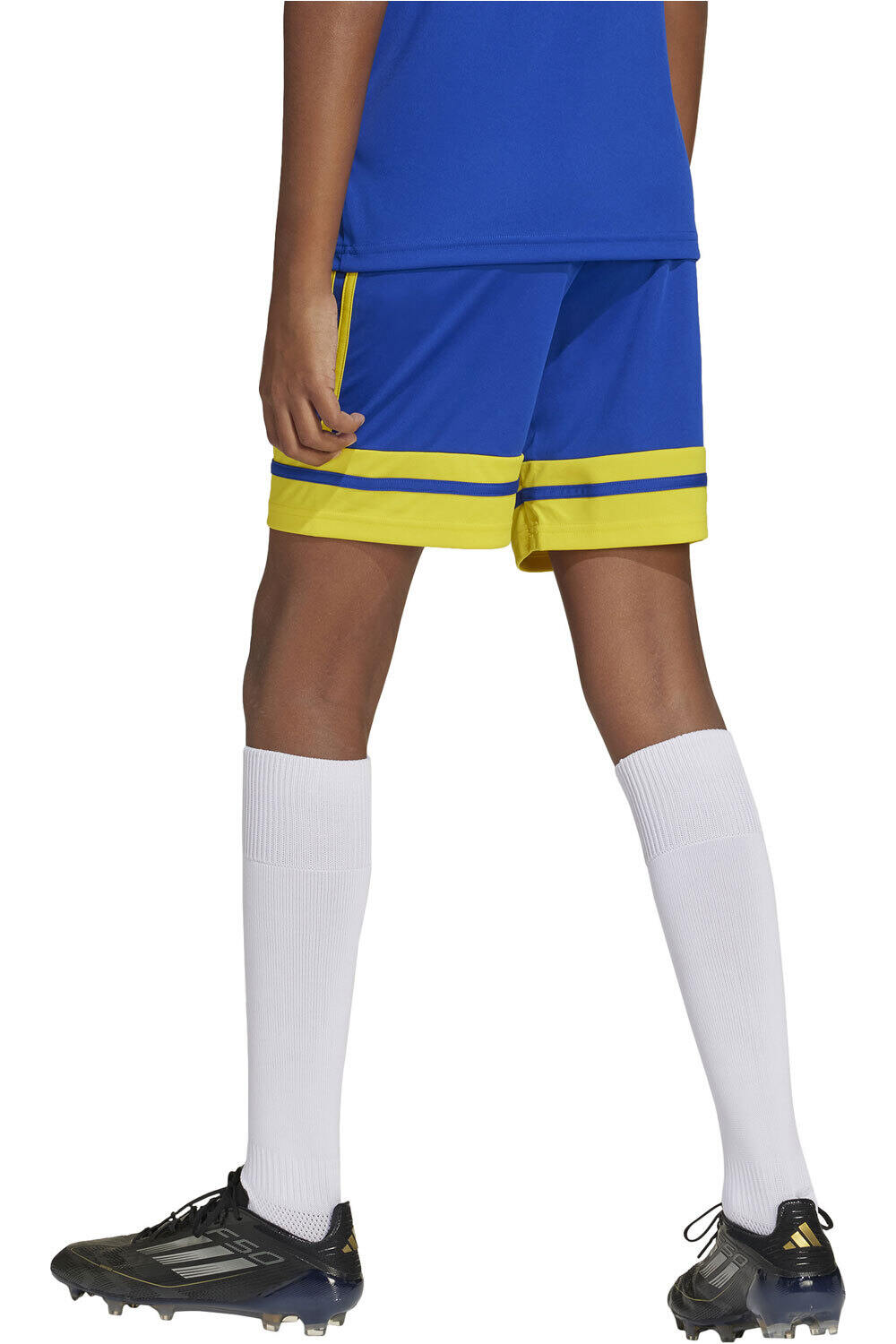 adidas pantalones cortos futbol niño SQUA25 SHO Y vista trasera