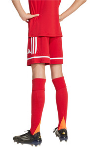 adidas pantalones cortos futbol niño SQUA25 SHO Y vista trasera