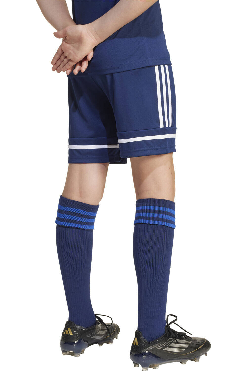 adidas pantalones cortos futbol niño SQUA25 SHO Y vista trasera