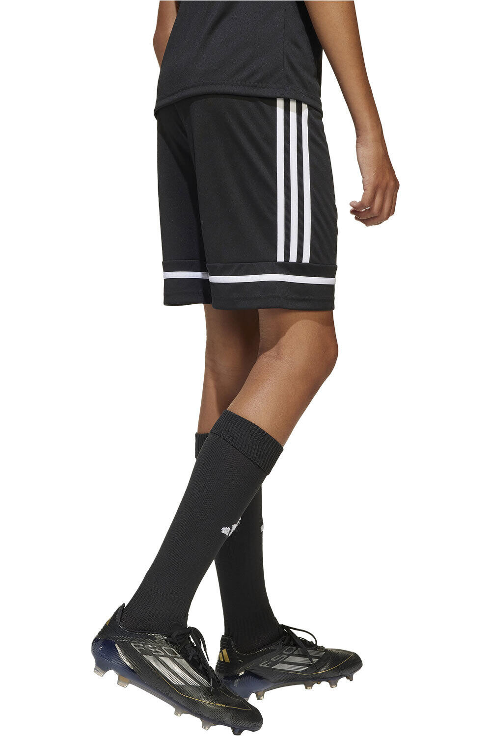 adidas pantalones cortos futbol niño SQUA25 SHO Y vista trasera