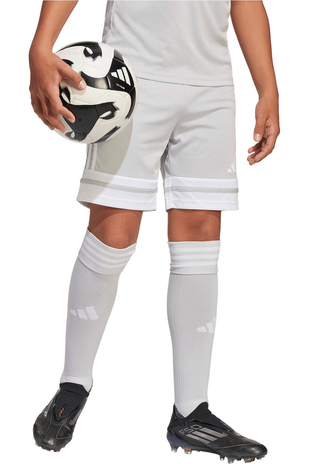 adidas pantalones cortos futbol niño SQUADRA25 vista frontal