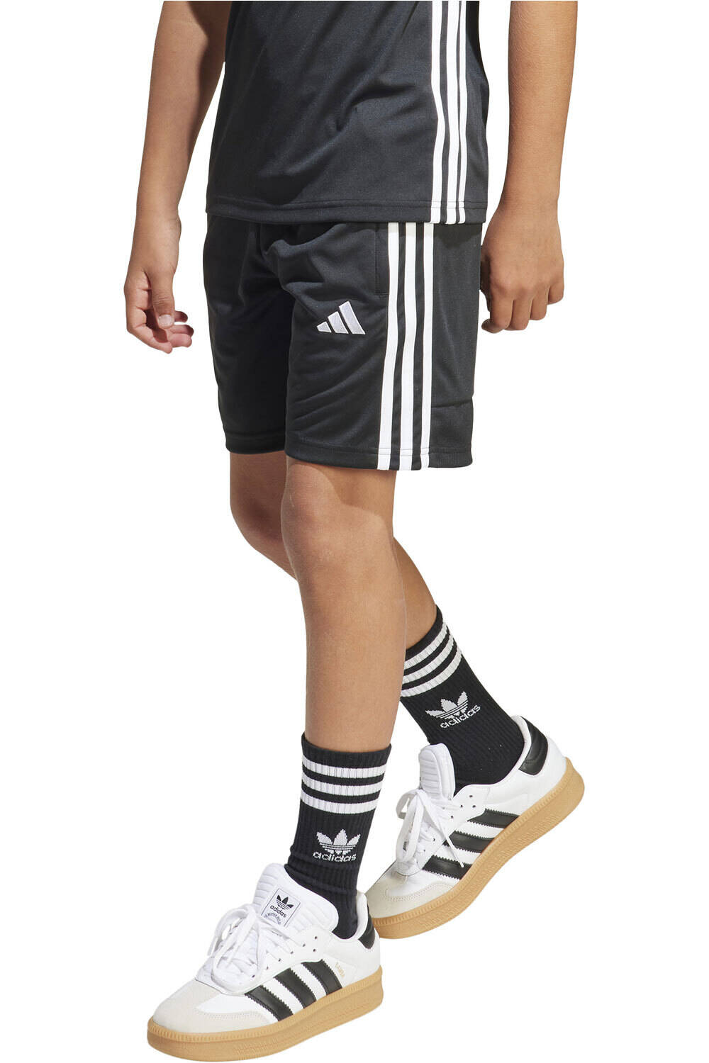 adidas pantalones cortos futbol niño TIRO ES SHO Y vista frontal