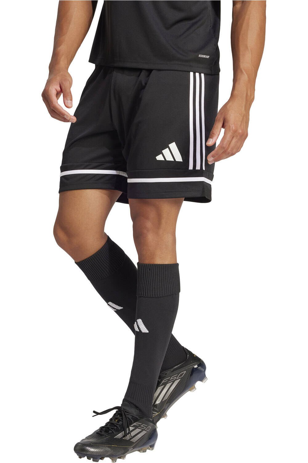 adidas pantalones cortos futbol SQUA25 SHO M vista frontal