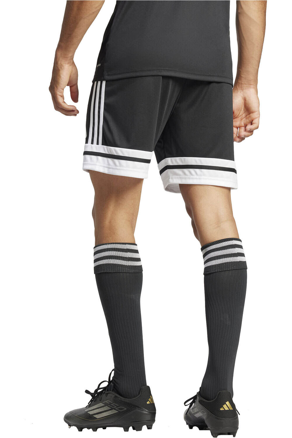 adidas pantalones cortos futbol SQUA25 SHO M vista trasera