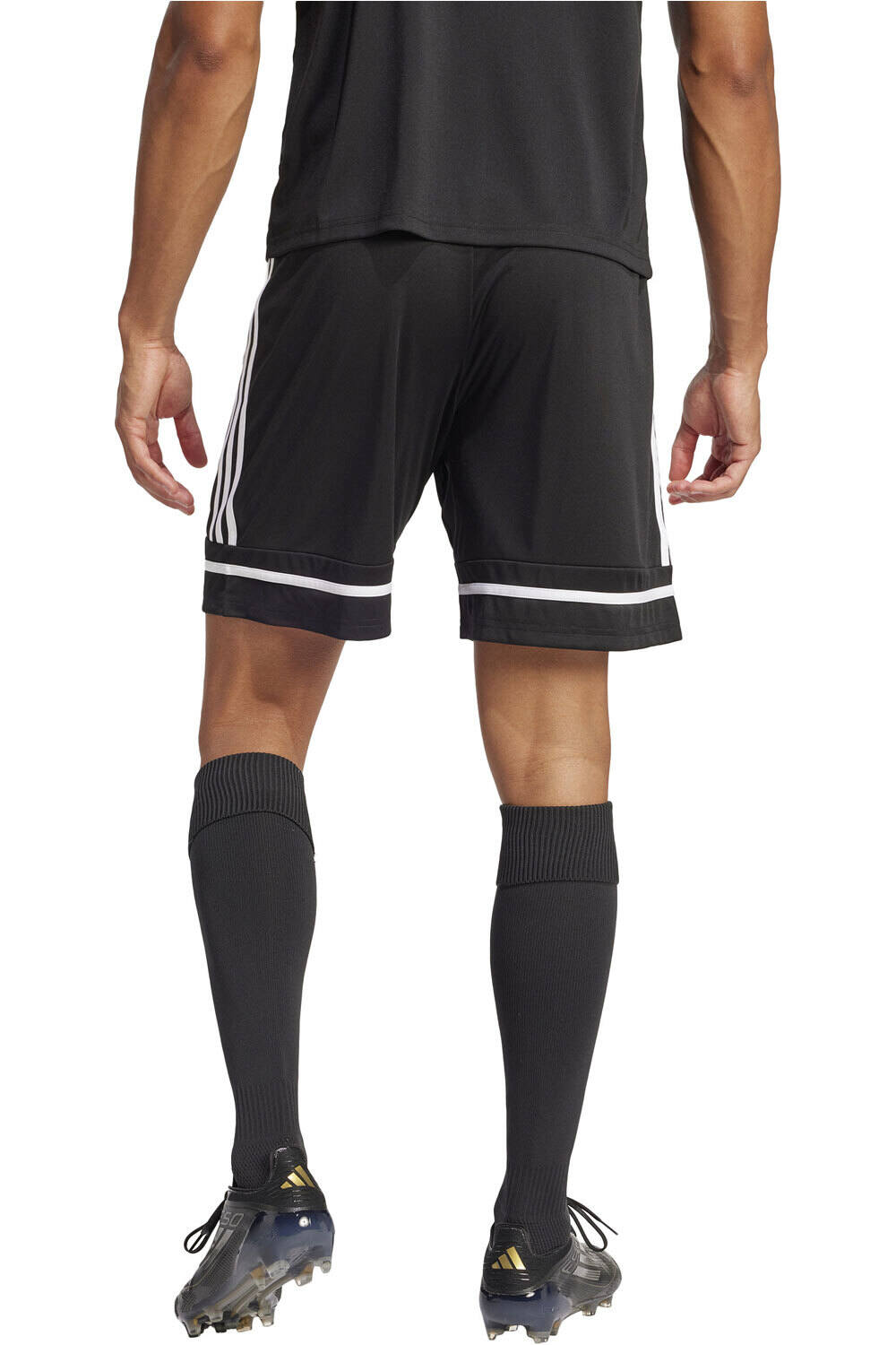 adidas pantalones cortos futbol SQUA25 SHO M vista trasera