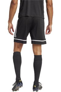 adidas pantalones cortos futbol SQUA25 SHO M vista trasera