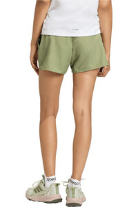adidas pantalones cortos trail running mujer TERREX MULTI LIGHT vista trasera