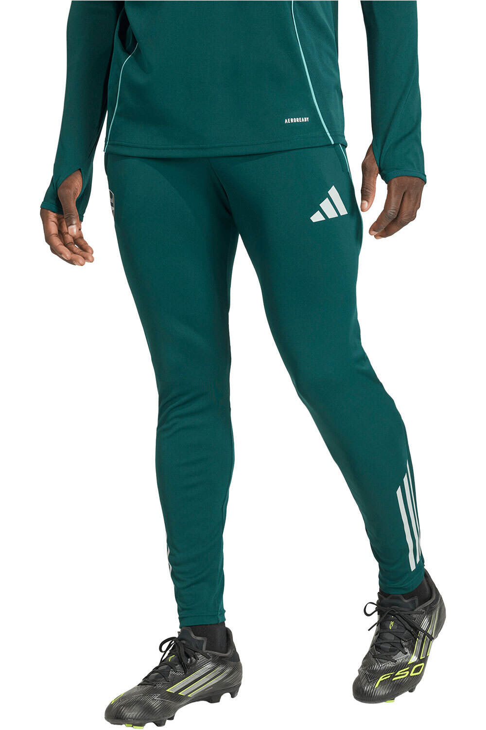 adidas pantalones futbol ENTRENAMIENTO ARSENAL TIRO 25 COMPET vista frontal