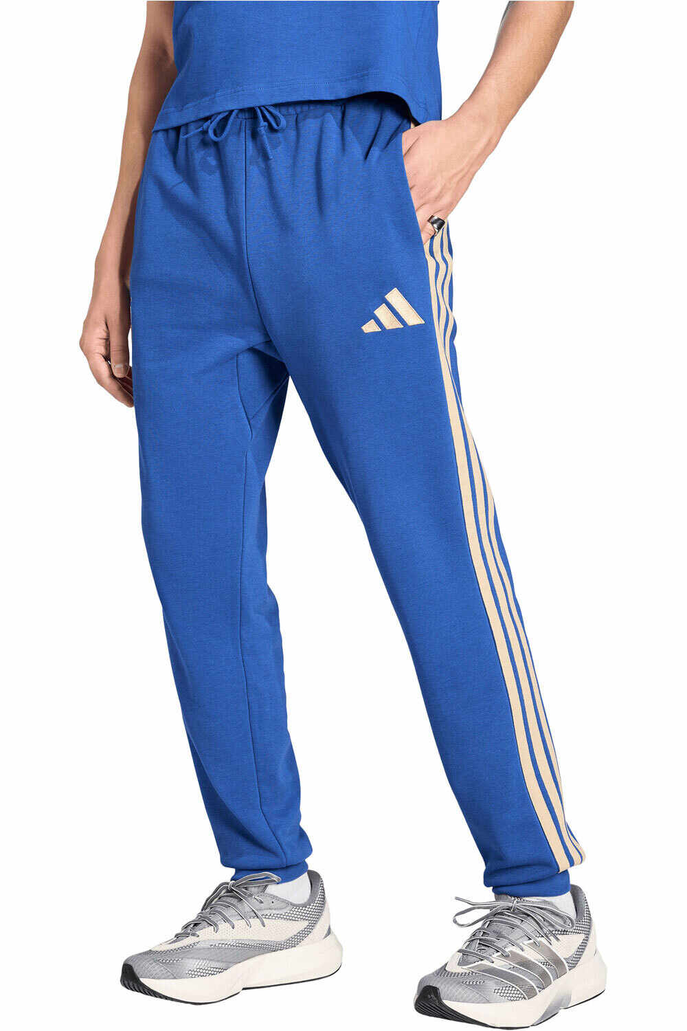 adidas pantalones futbol ITALIA DNA vista frontal