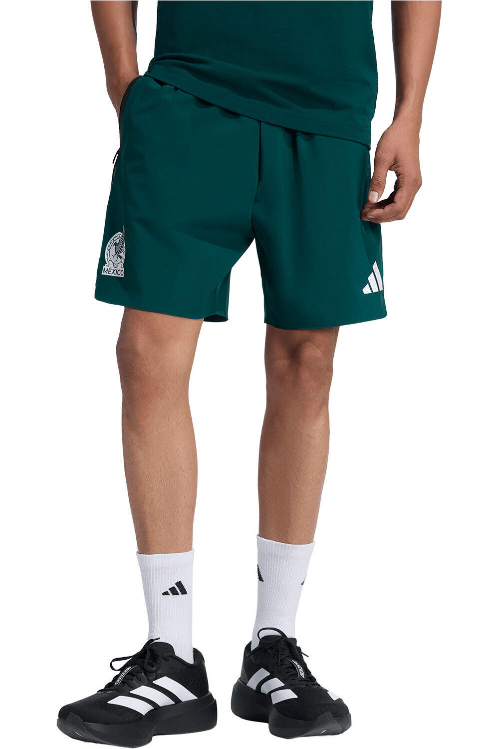 adidas pantalones futbol MXICO TIRO TRAVEL vista frontal