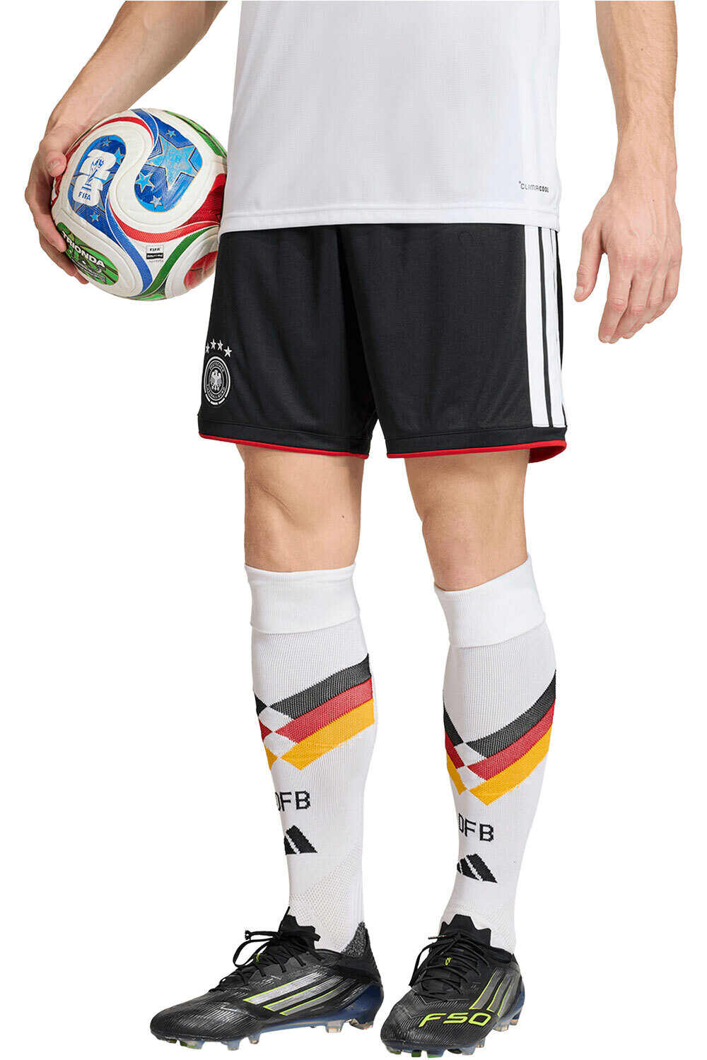 adidas pantalones fútbol oficiales 1 EQUIPACIN ALEMANIA 26 vista frontal