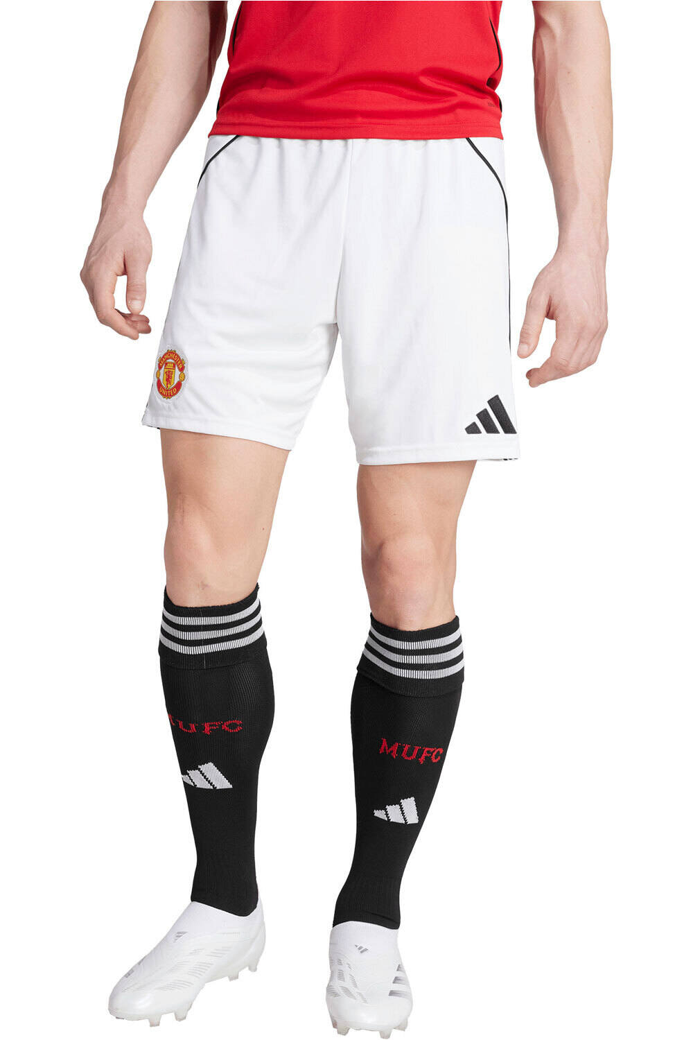adidas pantalones fútbol oficiales 1 EQUIPACIN MANCHESTER UNITED 25/26 vista frontal