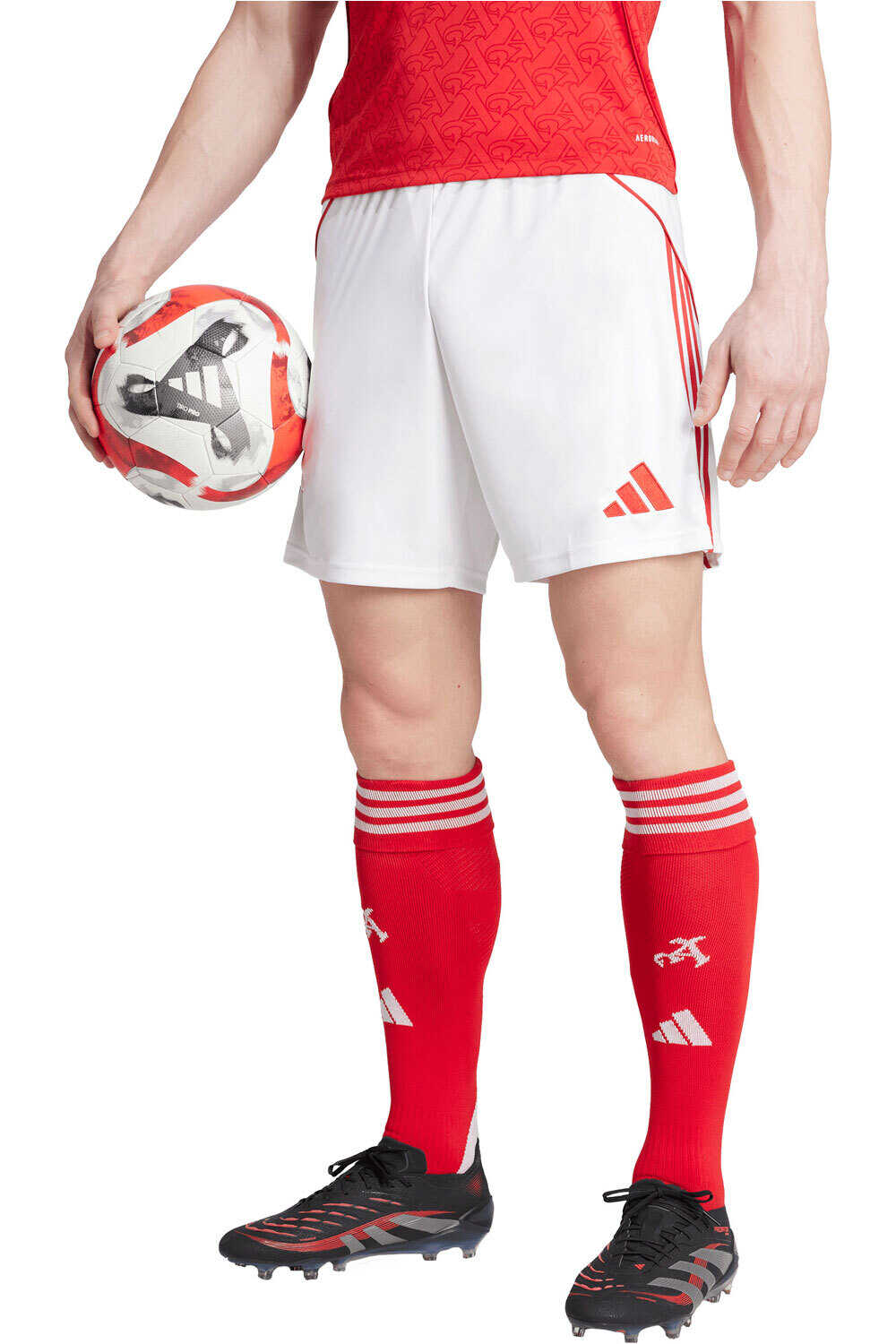 adidas pantalones fútbol oficiales ARSENAL 26 H SHO vista frontal