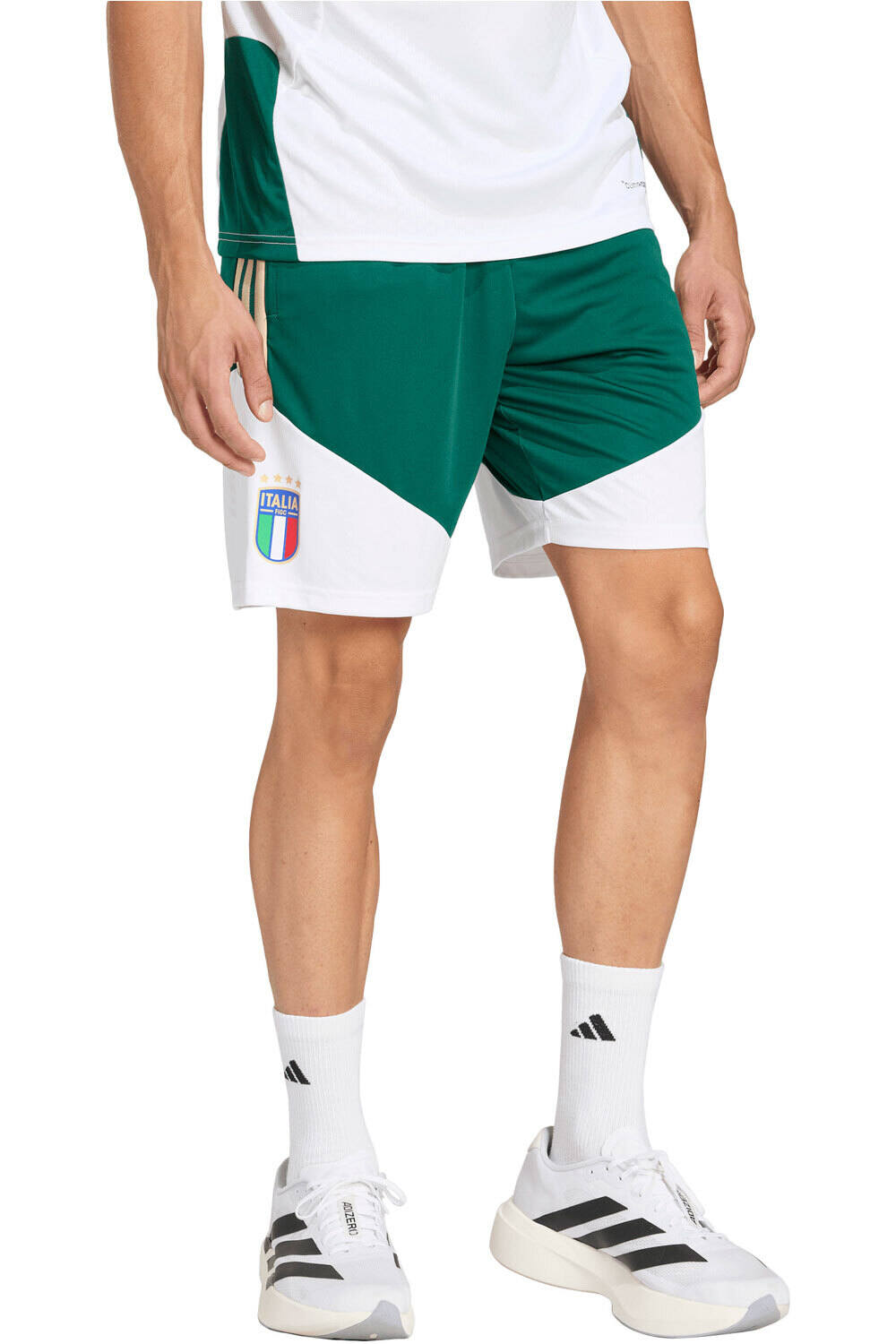 adidas pantalones fútbol oficiales ENTRENAMIENTO ITALIA 26 TIRO vista frontal