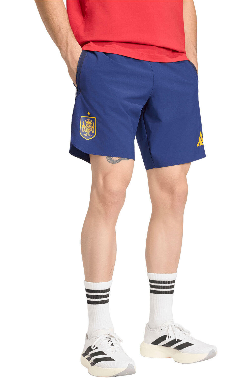 adidas pantalones fútbol oficiales ESPAA TIRO TRAVEL vista frontal