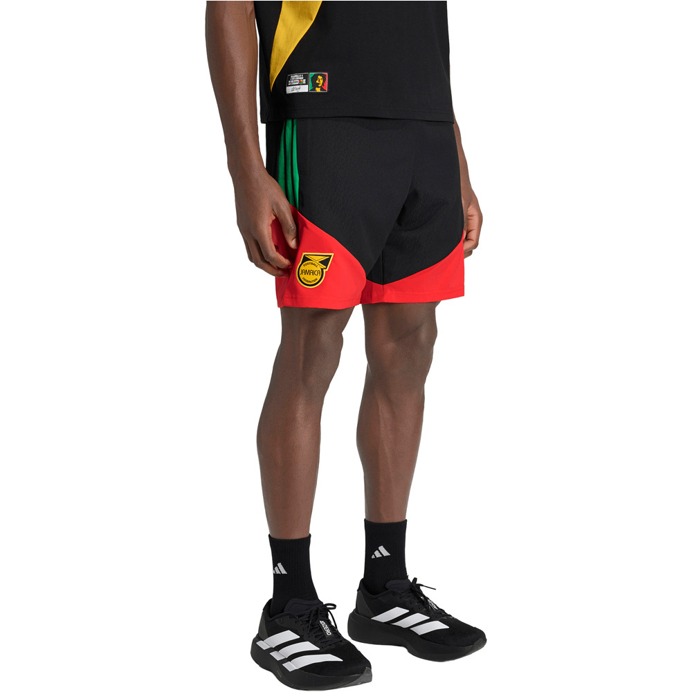 adidas pantalones fútbol oficiales JAMAICA 26 TIRO DOWNTIME vista frontal