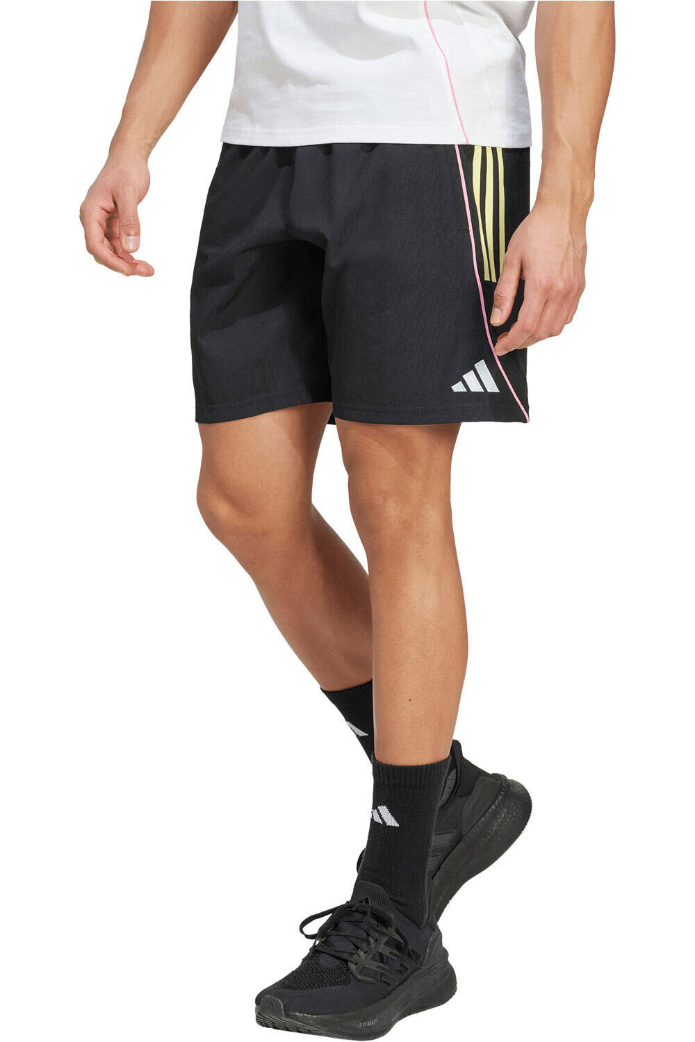 adidas pantalones fútbol oficiales JUVENTUS 26 DT SHO vista frontal