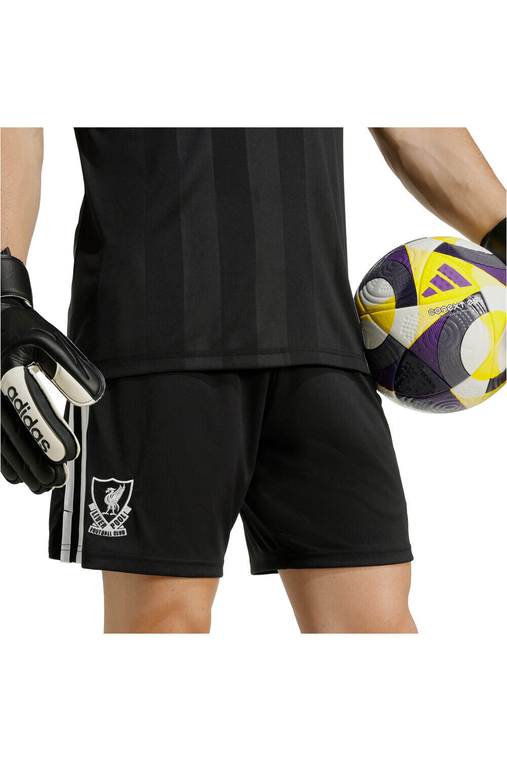 adidas pantalones fútbol oficiales LIVERPOOL FC 25/26 THIRD GOALKEEPER vista detalle