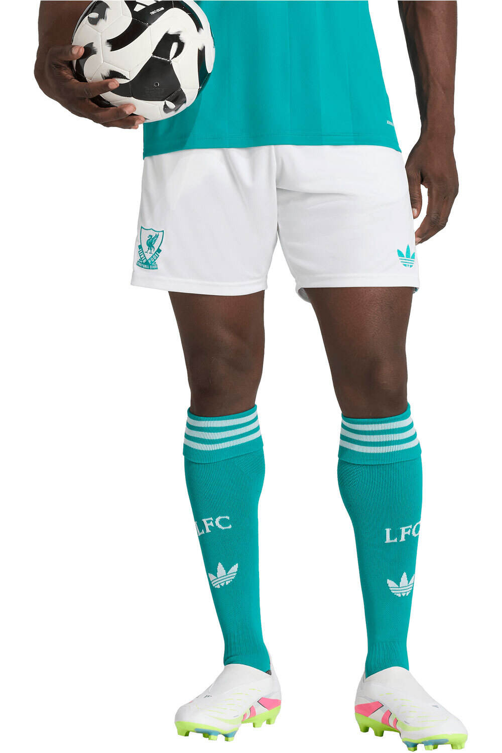 adidas pantalones fútbol oficiales LIVERPOOL FC 25/26 THIRD vista frontal