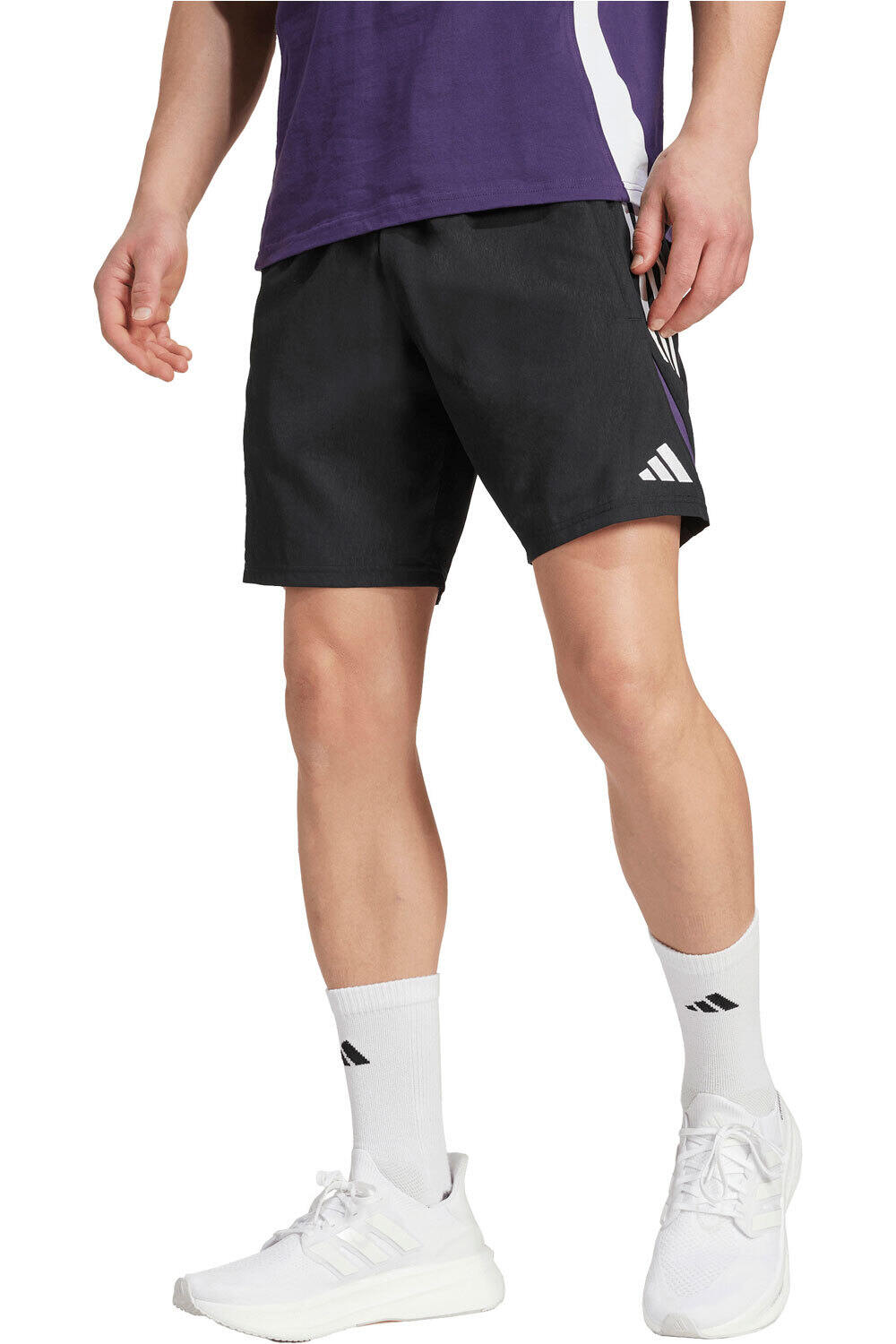 adidas pantalones fútbol oficiales M.UNITED 26 DT SHO vista frontal