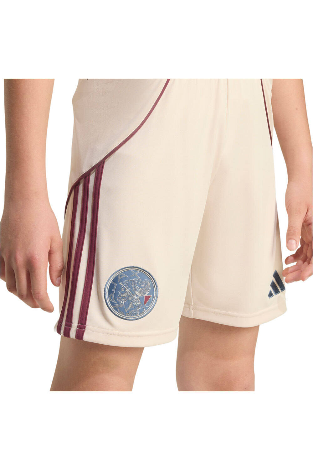 adidas pantalones fútbol oficiales niño AJAX 26 3 SHO Y vista detalle