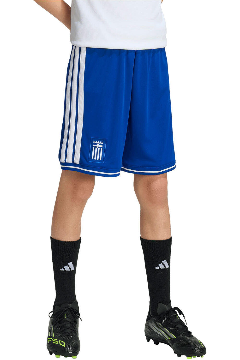 adidas pantalones fútbol oficiales niño EPO H SHO Y vista frontal