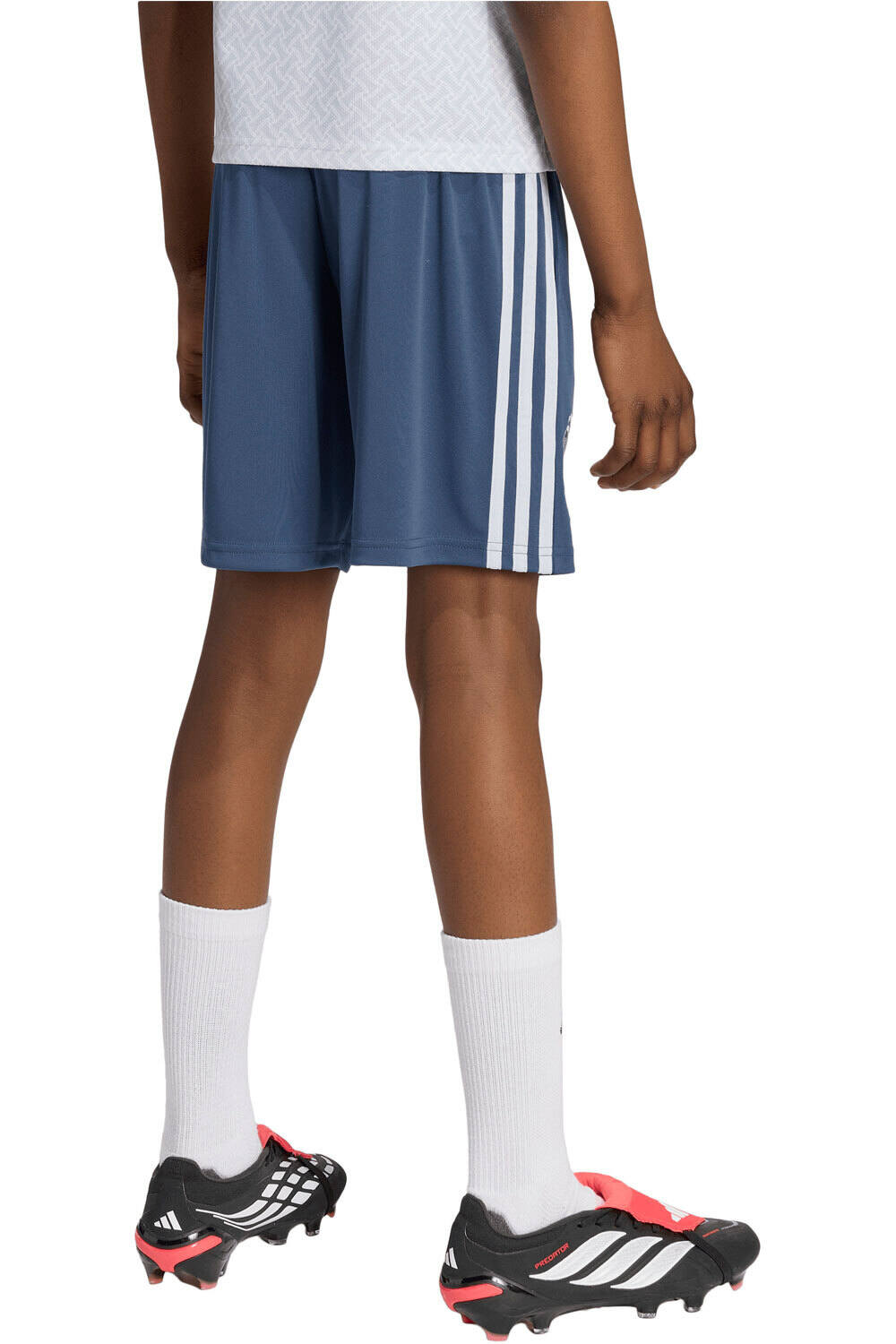 adidas pantalones fútbol oficiales niño ITALIA 26 SEGUNDA EQUIPACIN vista trasera