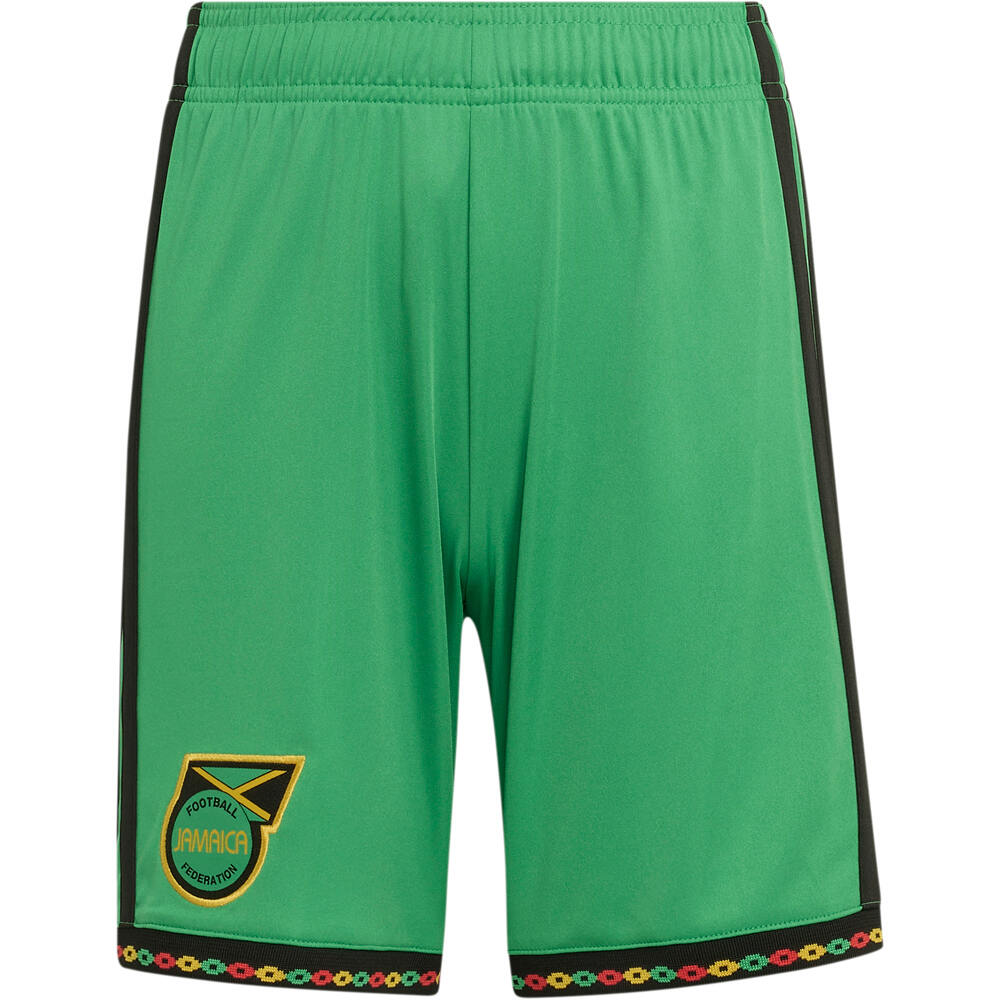 adidas pantalones fútbol oficiales niño JAMAICA 26 HOME SHORT vista frontal