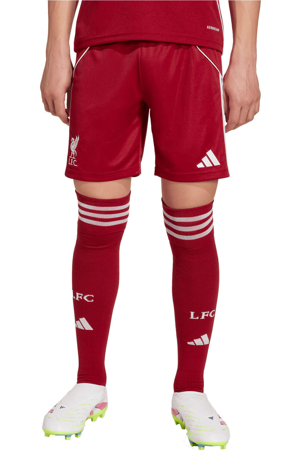 adidas pantalones fútbol oficiales niño LIVERPOOL 26 H SHO Y vista frontal