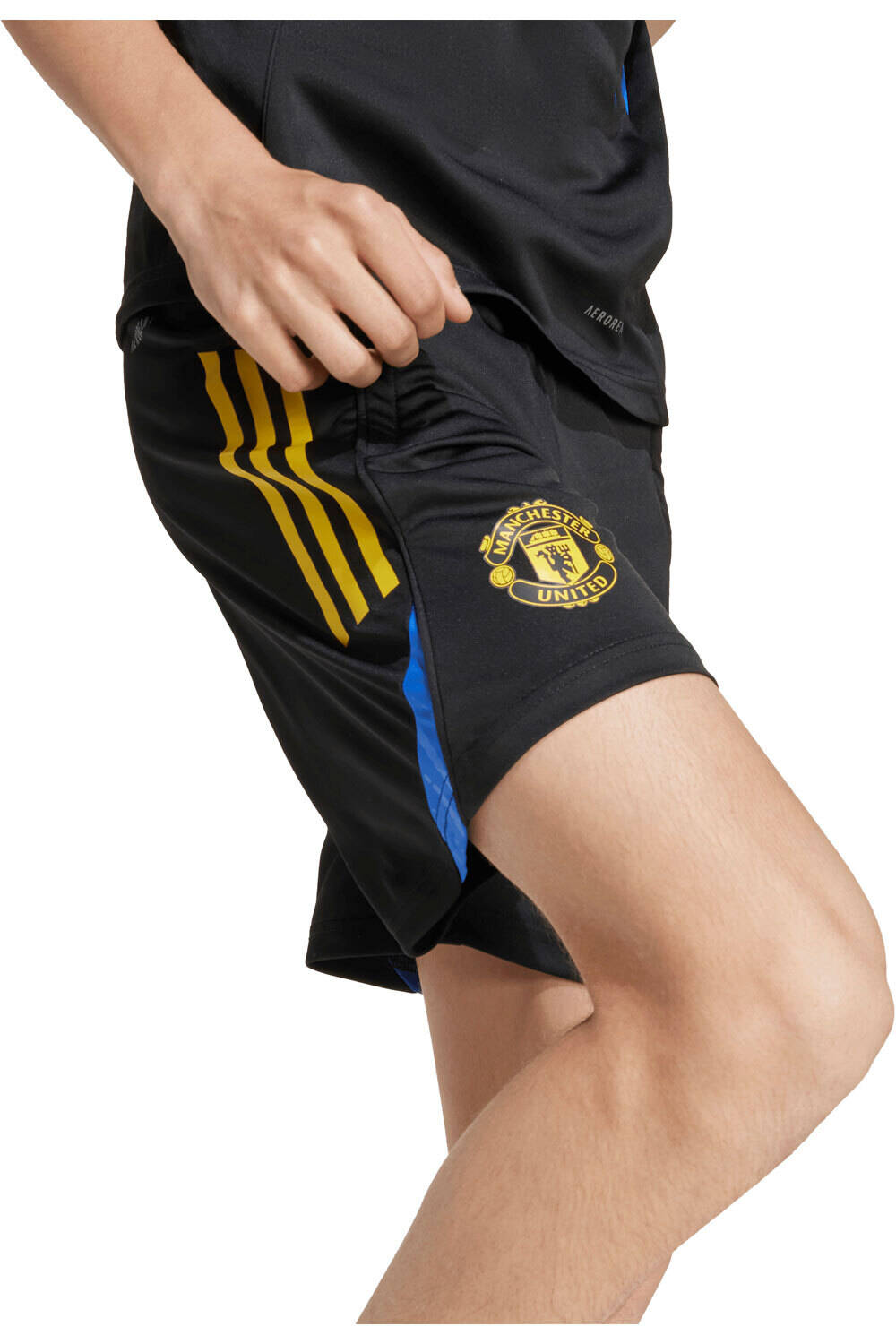 adidas pantalones fútbol oficiales niño M.UNITED 26 EU TR SHOY vista detalle