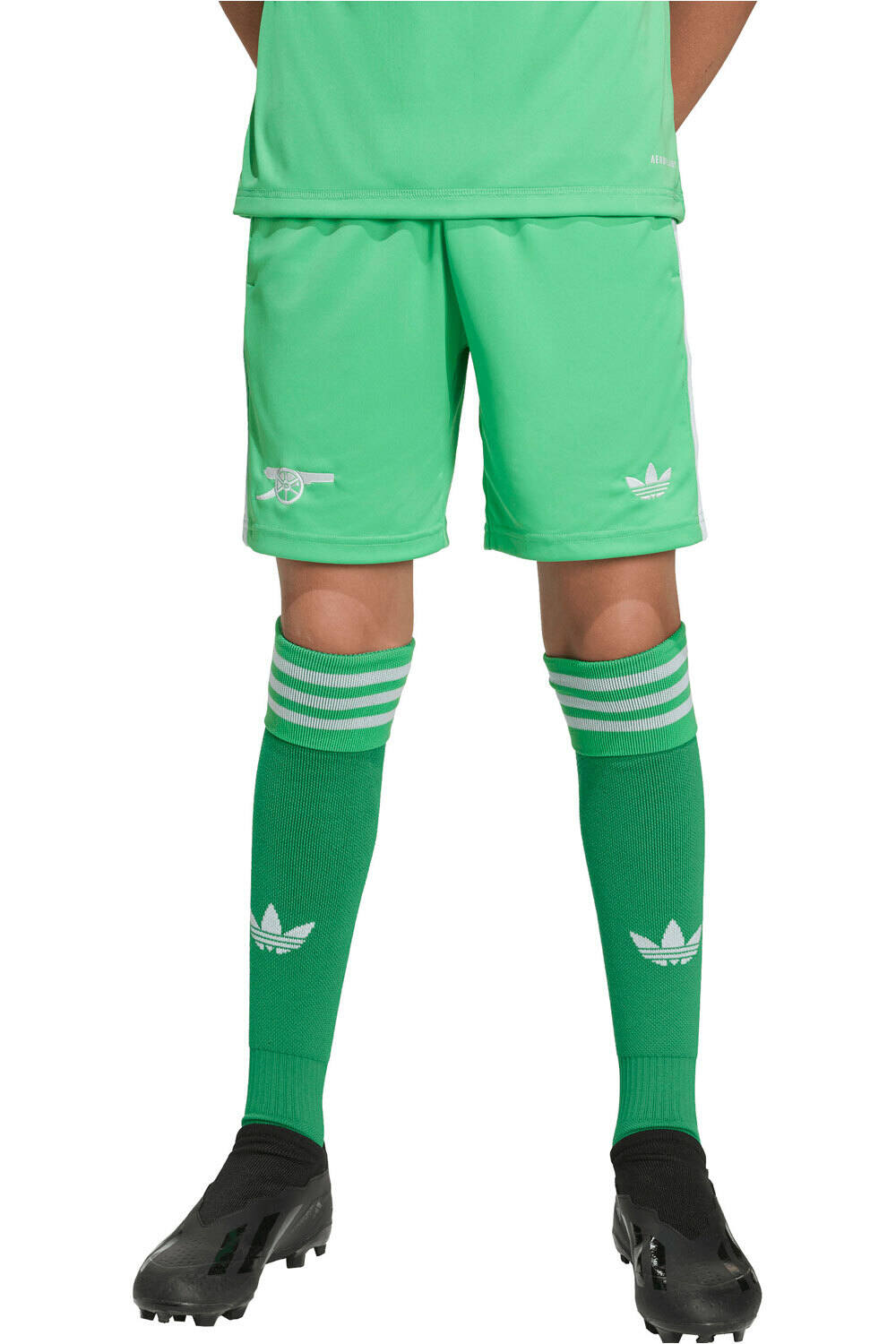 adidas pantalones fútbol oficiales niño PORTERO 3 EQUIPACIN ARSENAL 25/26 vista frontal