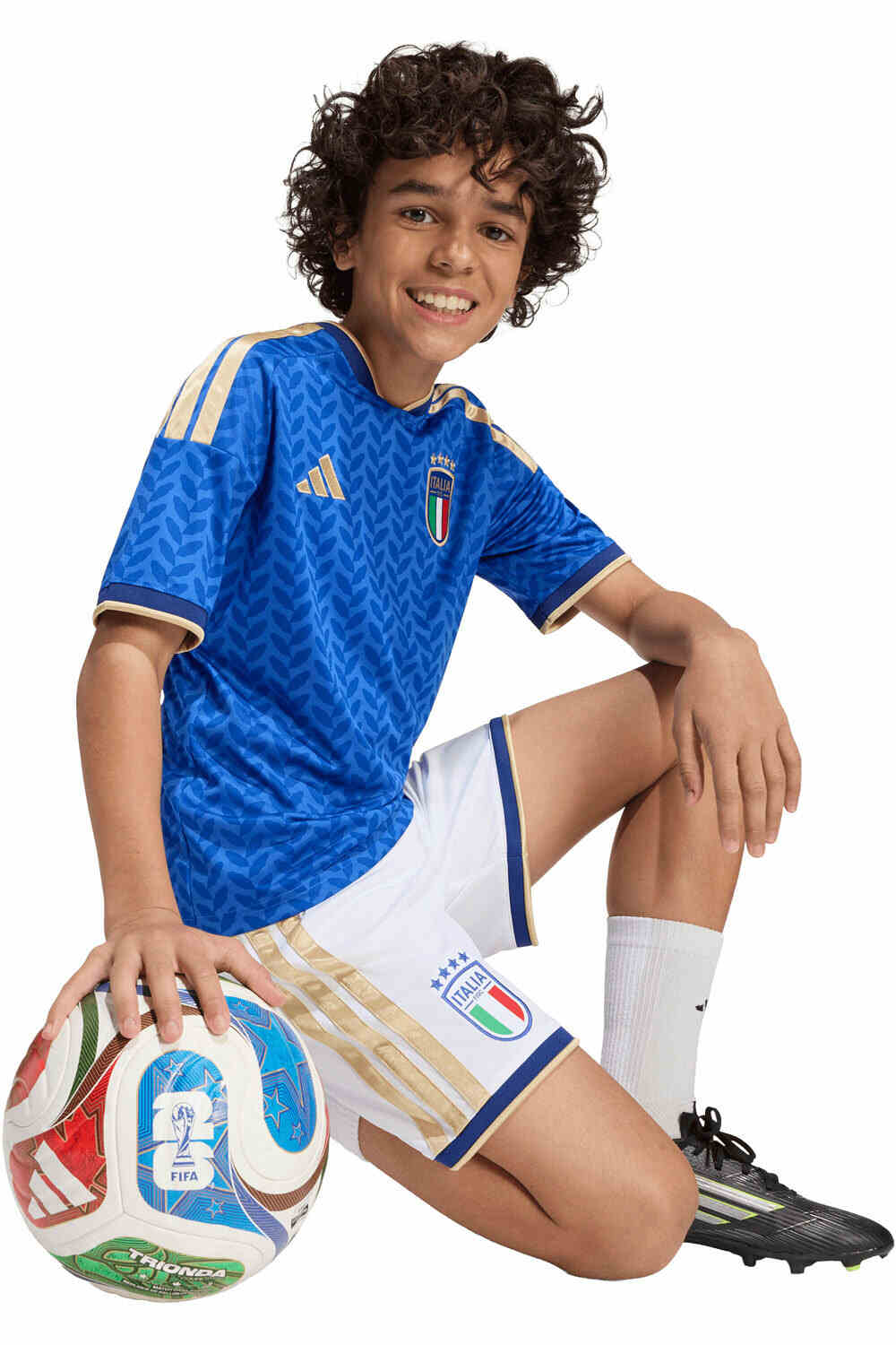 adidas pantalones fútbol oficiales niño PRIMERA EQUIPACIN ITALIA 26 03