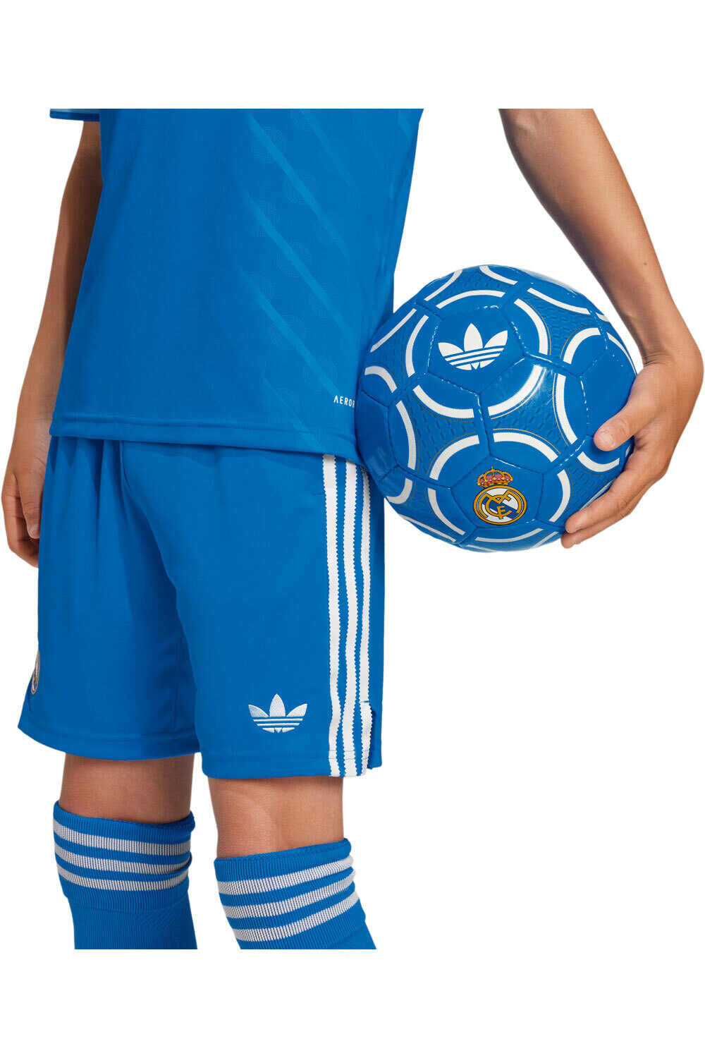 adidas pantalones fútbol oficiales niño R.MADRID 26 3 SHO Y 03