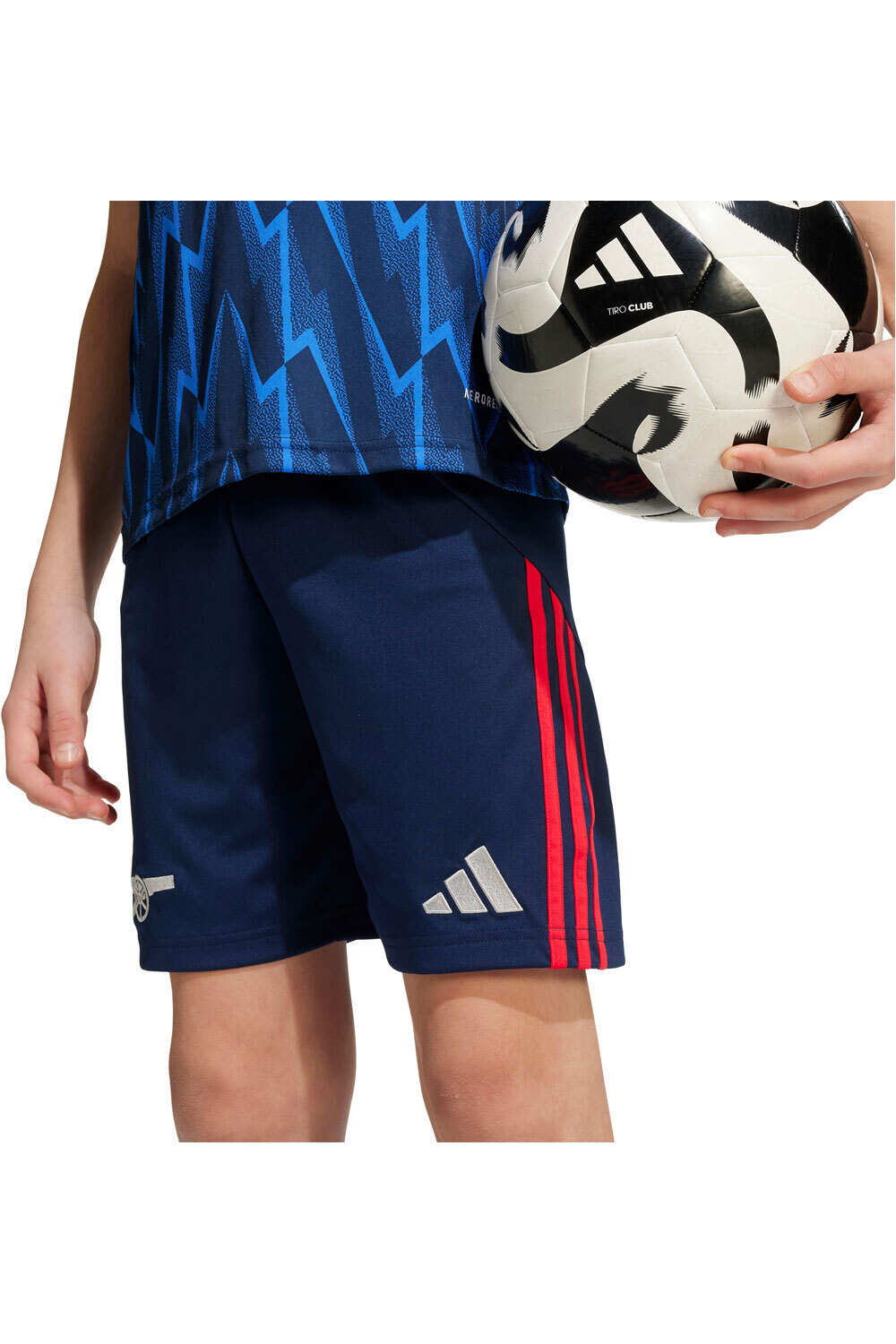 adidas pantalones fútbol oficiales niño SEGUNDA EQUIPACIN ARSENAL 25/26 vista detalle