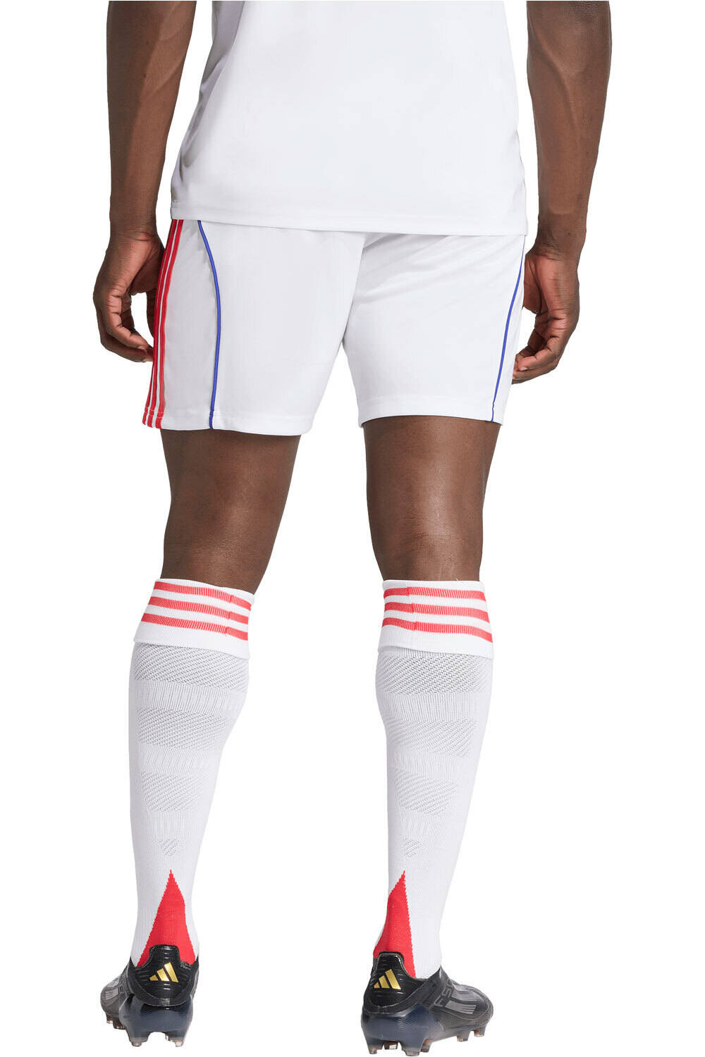 adidas pantalones fútbol oficiales O.LYON 26 H SHO vista trasera