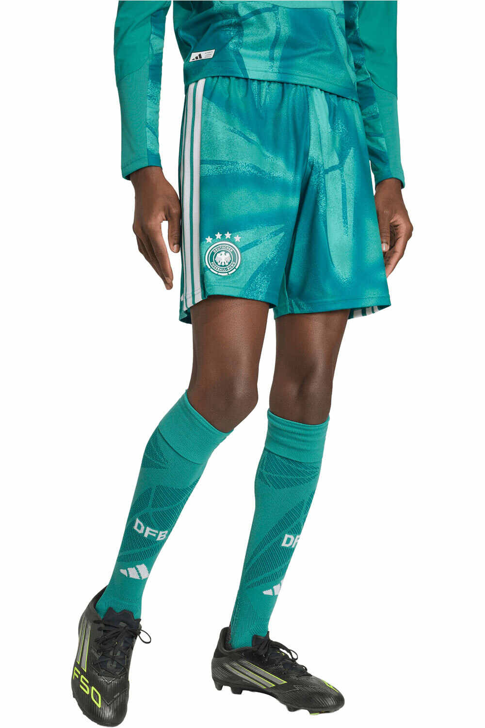 adidas pantalones fútbol oficiales PORTERO 1 EQUIPACIN ALEMANIA 26 vista frontal