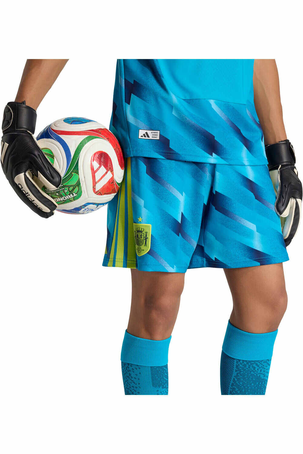 adidas pantalones fútbol oficiales PORTERO 1 EQUIPACION ESPANA26 OFICIAL vista detalle