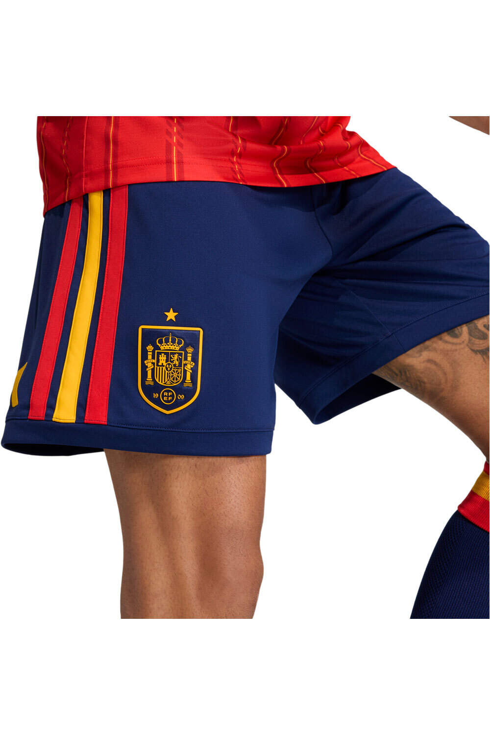 adidas pantalones fútbol oficiales PRIMERA EQUIPACION ESPANA 26 vista detalle