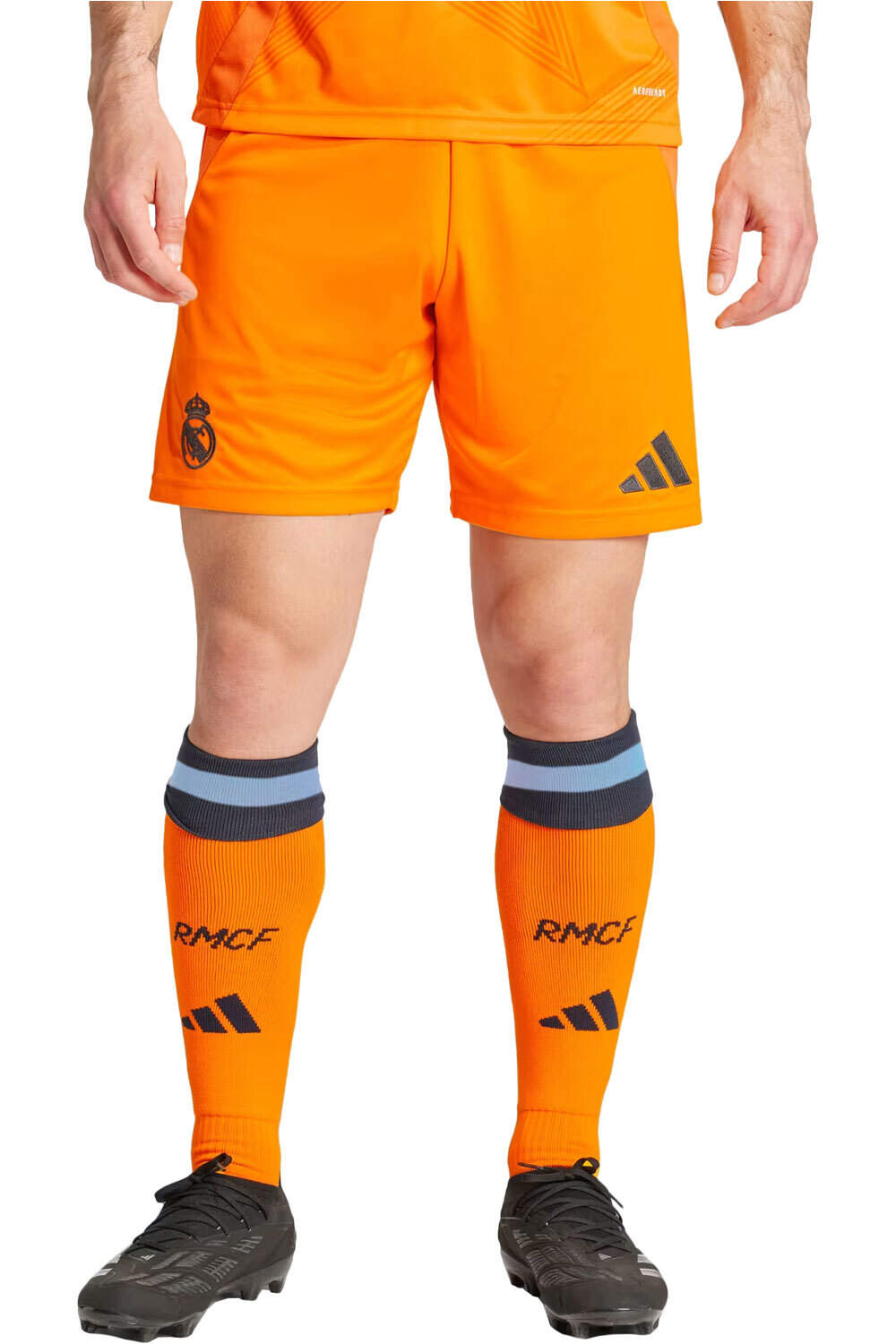 adidas pantalones fútbol oficiales R.MADRID 25 A SHO NA vista frontal